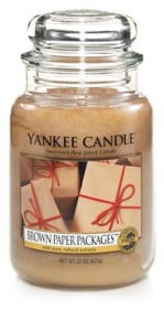 Aromatická svíčka, Yankee Candle Brown Paper Packets, hoření až 150 hod