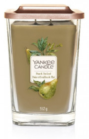 Aromatická svíčka, Yankee Candle Elevation Pear & Tea Leaf, hoření až 80 hod