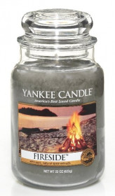 Aromatická svíčka, Yankee Candle Fireside, hoření až 150 hod