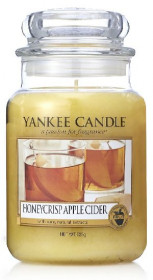 Aromatická svíčka, Yankee Candle Honeycrisp Apple Cider, hoření až 150 hod