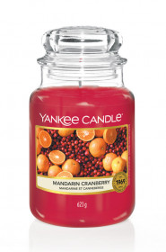 Aromatická svíčka, Yankee Candle Mandarin Cranberry, hoření až 150 hod
