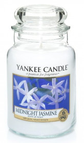 Aromatická svíčka, Yankee Candle Midnight Jasmine, hoření až 150 hod