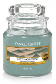 Aromatická svíčka, Yankee Candle Misty Mountains, hoření až 30 hod