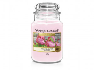 Aromatická svíčka, Yankee Candle Pink Lady Slipper, hoření až 150 hod