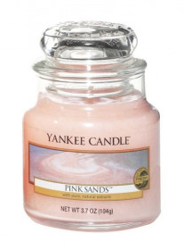 Aromatická svíčka, Yankee Candle Pink Sands, hoření až 30 hod