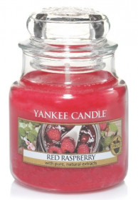 Aromatická svíčka, Yankee Candle Red Raspberry, hoření až 30 hod