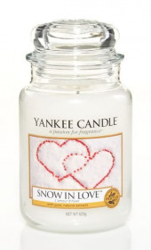 Aromatická svíčka, Yankee Candle Snow in Love, hoření až 150 hod