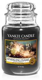 Aromatická svíčka, Yankee Candle Sparkling Flame, hoření až 150 hod