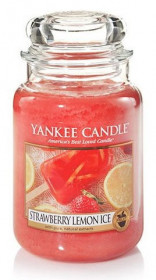 Aromatická svíčka, Yankee Candle Strawberry Lemon, hoření až 150 hod