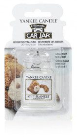 Aromatická visačka do auta, Yankee Candle Soft Blanket, gelová, provonění až 4 týdny