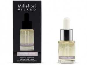 Aromatický olej, Millefiori Natural, Cocoa Blanc & Woods, 15 ml