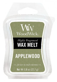 Aromatický vosk, WoodWick Applewood, provonění minimálně 8 hod