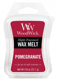Aromatický vosk, WoodWick Pomegranate, provonění minimálně 8 hod
