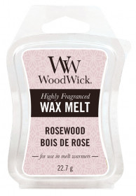 Aromatický vosk, WoodWick Rosewood, provonění minimálně 8 hod