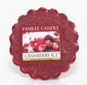 Aromatický vosk, Yankee Candle Cranberry Ice, provonění až 8 hod