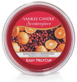 Aromatický vosk, Yankee Candle Scenterpiece Mandarin Cranberry, provonění okolo 24 hod