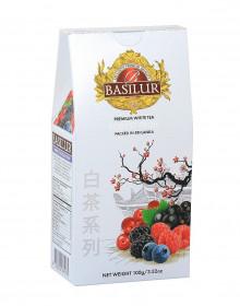 Aromatizovaný bílý čaj, Basilur White Tea Forest Fruit, sypaný, 100 g