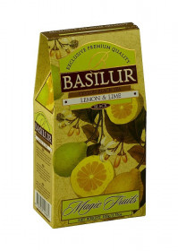 Aromatizovaný černý čaj, Basilur Magic Lemon and Lime, sypaný, 100 g