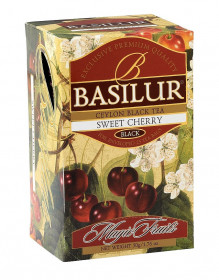 Aromatizovaný černý čaj, Basilur Magic Sweet Cherry, porcovaný s přebalem, 25 sáčků