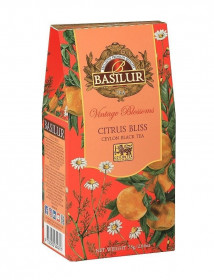 Aromatizovaný černý čaj, Basilur Vintage Blossoms Citrus Bliss, sypaný, 75 g