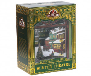 Aromatizovaný černý čaj, Basilur Winter Theatre Act 3: Festive Time, papírové dioráma, sypaný, 75 g