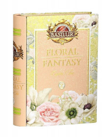 Aromatizovaný zelený čaj, Basilur Book Floral Fantasy Vol. 2, plechová dóza, sypaný, 100 g