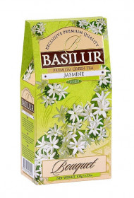 Aromatizovaný zelený čaj, Basilur Bouquet Jasmine, sypaný, 100 g