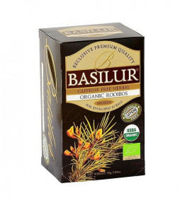 Bio bylinný čaj, Basilur Rooibos Organic, porcovaný s přebalem, 25 sáčků