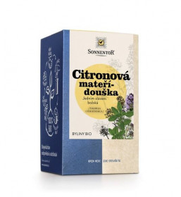 BIO bylinný čaj, Sonnentor Citronová mateřídouška, Thymus citriodorus, porcovaný, 18 sáčků