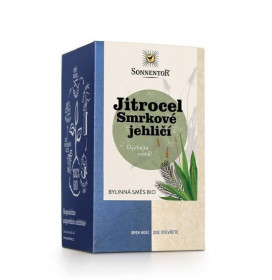 BIO bylinný čaj, Sonnentor Jitrocel a smrkové jehličí , porcovaný, 18 sáčků