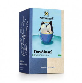 BIO bylinný čaj, Sonnentor Osvěžení, porcovaný, 18 sáčků