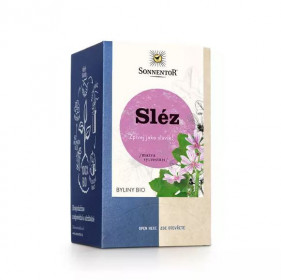 BIO bylinný čaj, Sonnentor Sléz, Malva sylvestris, porcovaný, 18 sáčků