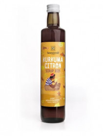 BIO bylinný sirup, Sonnentor Kurkuma a citron, 500 ml