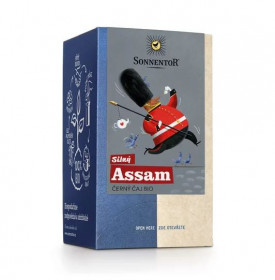 BIO černý čaj, Sonnentor Silný Assam, porcovaný, 18 sáčků