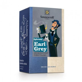 BIO černý čaj, Sonnentor Vybraný Earl Grey, porcovaný, 18 sáčků