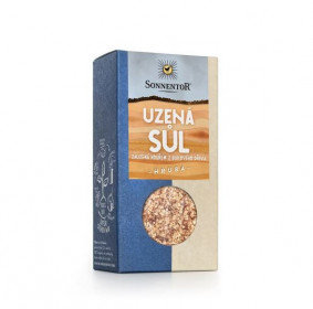 BIO hrubozrná mořská sůl uzená, Sonnentor, krabička, 150 g