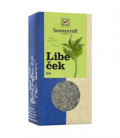 BIO koření, Sonnentor Libeček řezaný, Levisticum officinale,  krabička, 15 g