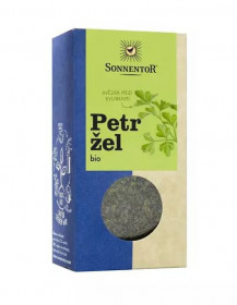 BIO koření, Sonnentor Petržel řezaná, Petroselinum hortense, krabička, 15 g