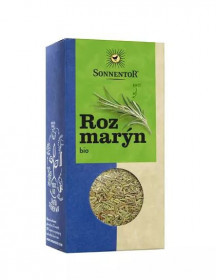 BIO koření, Sonnentor Rozmarýn řezaný, Rosmarinus officinalis, krabička, 25 g