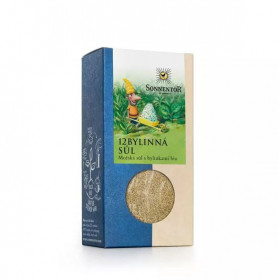 BIO mořská sůl s bylinkami, Sonnentor 12bylinná sůl, krabička, 120 g