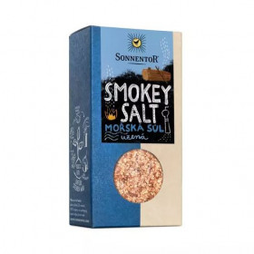 BIO mořská sůl uzená, Sonnentor Smokey Salt, krabička, 150 g