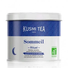 Bio organický bylinný čaj, Kusmi Sleep Ritual, plechová dóza, sypaný, 100 g