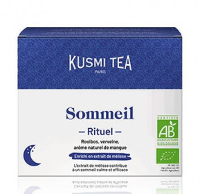 Bio organický bylinný čaj, Kusmi Sleep Ritual, porcovaný, 18 sáčků