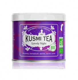 Bio organický bylinný čaj, Kusmi Tea Lovely Night, plechová dóza, sypaný, 100 g