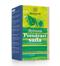 BIO poznávací sada bylinných čajů, Sonnentor Bylinná poznávací sada, porcované, 20 sáčků