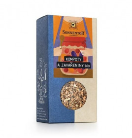 BIO směs koření, Sonnentor Kompoty a zavařeniny, krabička, 55 g