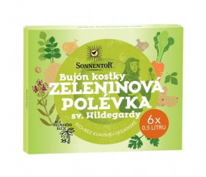 BIO zeleninový bujón, Sonnentor Zeleninová polévka sv. Hildegardy, kostky, 60 g