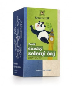 BIO zelený čaj, Sonnentor Pravý činský zelený čaj, porcovaný, 18 sáčků