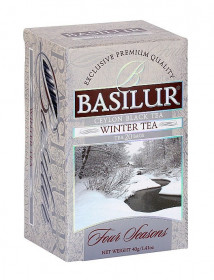 Černý čaj, Basilur Four Seasons Winter Tea, porcovaný s přebalem, 20 sáčků