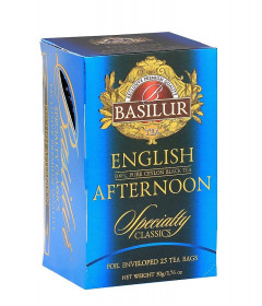 Černý čaj, Basilur Specialty English Afternoon, porcovaný s přebalem, 25 sáčků